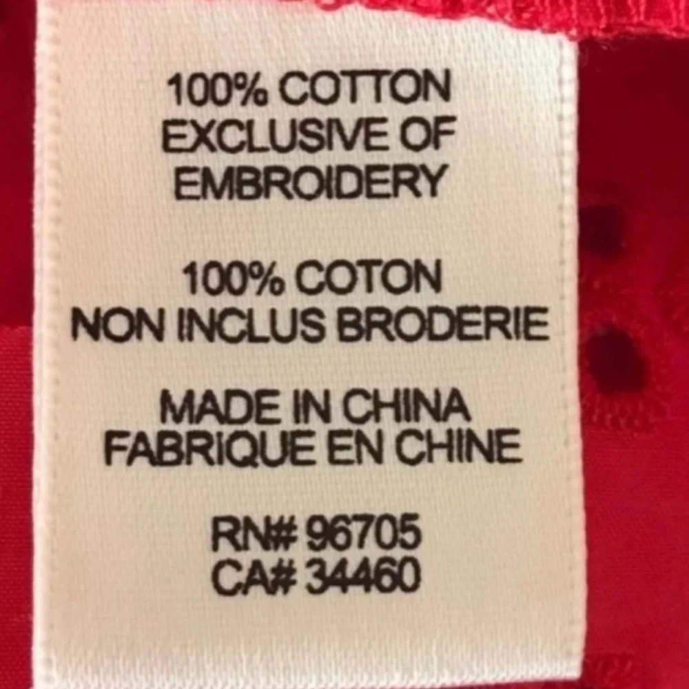 REBECCA TAYLOR LA VIE Alice Red Eyelet Sleeveless Tiered Couture Mini Dress XS